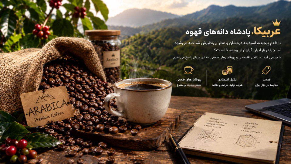 عربیکا در بازار ایران؛ پادشاه طعم و چرا گرانتر است؟