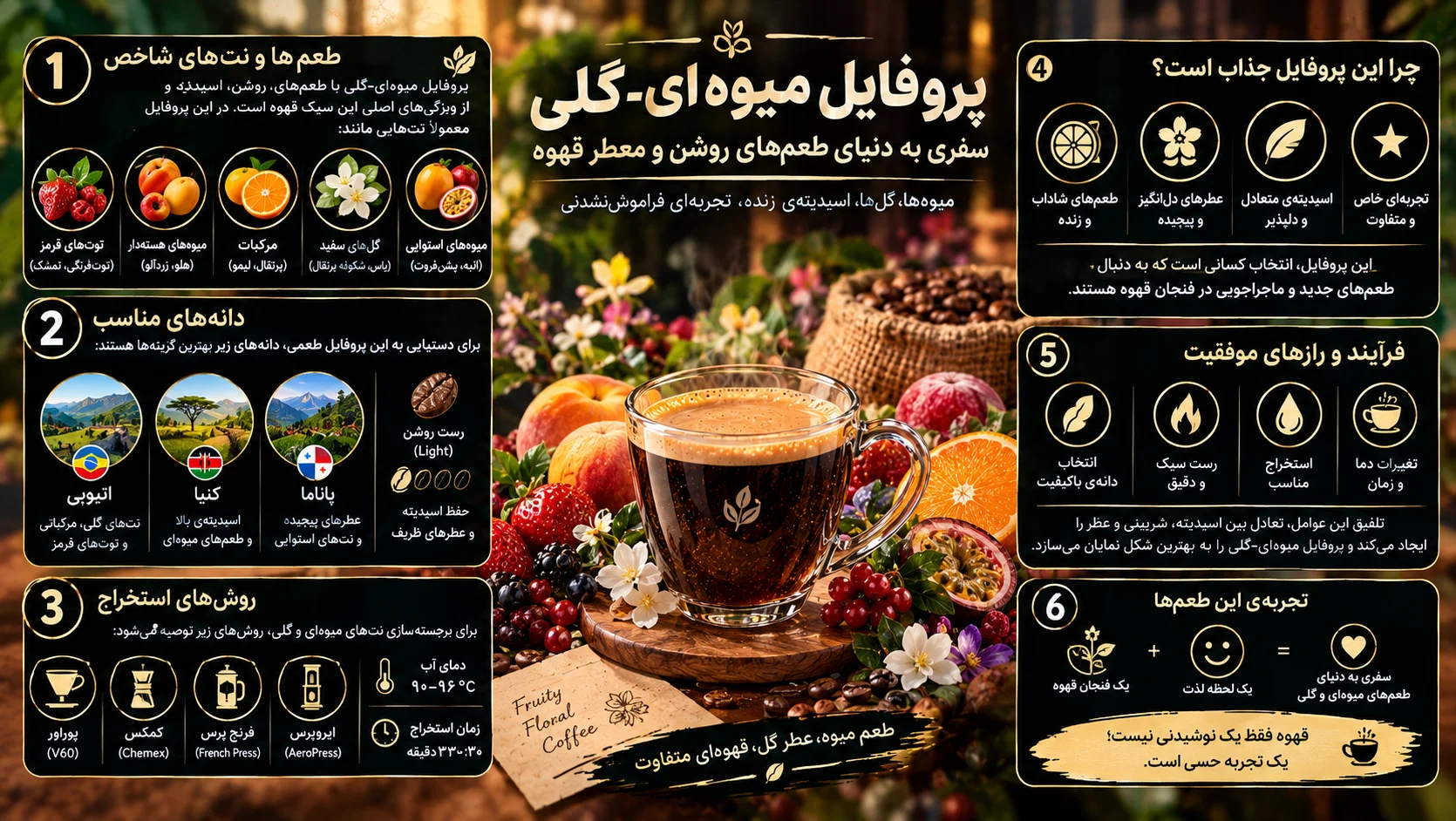 پروفایل میوه‌ای-گلی؛ سفری به طعم‌های روشن