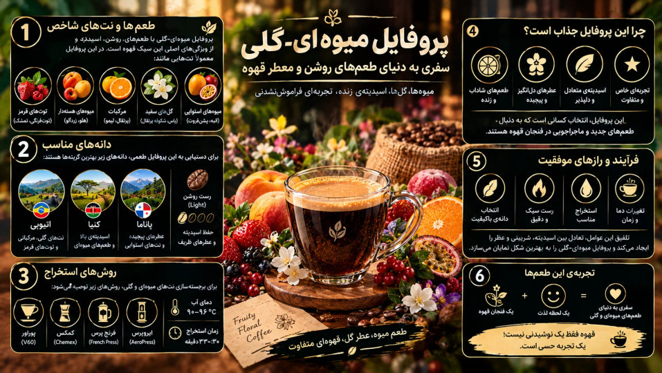 پروفایل میوهای-گلی؛ سفری به طعمهای روشن