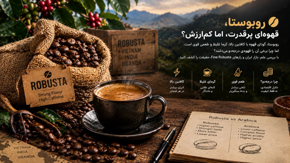 روبوستا؛ قهرمان کافئین یا قهوهی درجهدو؟