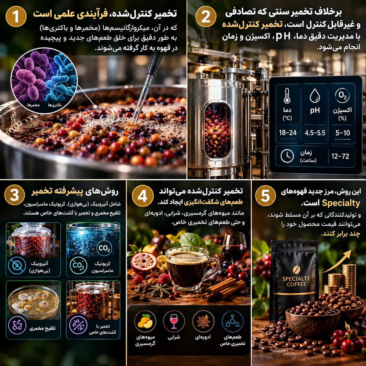 کاشت و داشت قهوه؛ راهنمای جامع از انتخاب بذر تا برداشت