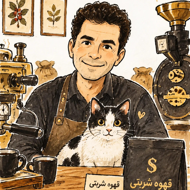 سه قهوه ۱۰۰ گرمی بسته تستر کافه شربتی در کنار هم